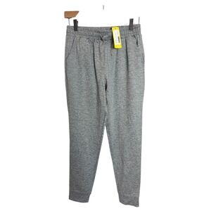 We Wander Kids Gray Heather Jogger Sweatpants XL 16-18 Spandex Drawstring Waist